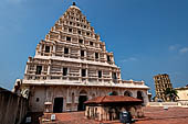 the old Royal Palace, in the middle of the old city, now a museum with a beautiful collection of Chola bronze sculptures. Thanjavur Tamil Nadu. 